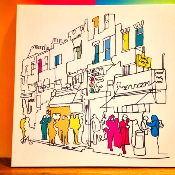 IKEA LYSING, Motif Title Street on Canvas